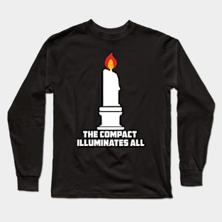 The Compact Illuminates - White Long Sleeve T-Shirt